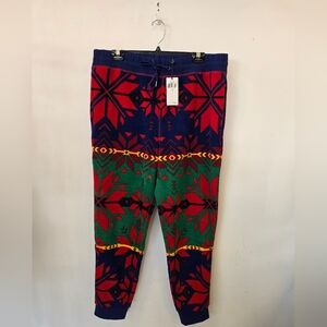 NWT Polo by Ralph Lauren Multicolor Patterned Sweatpants